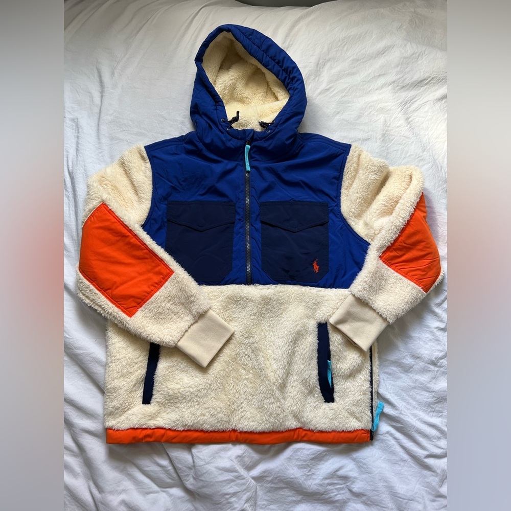 polo ralph lauren sherpa hoodie